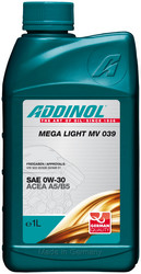 �������� ����� Addinol Mega Light MV 039 0W-30 1�. ������ � ����������� ������� | ������� 4014766071729