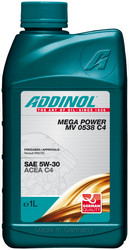 �������� ����� Addinol Mega Power MV 0538 C4 5W-30 1�. ������ � ����������� ������� | ������� 4014766073259